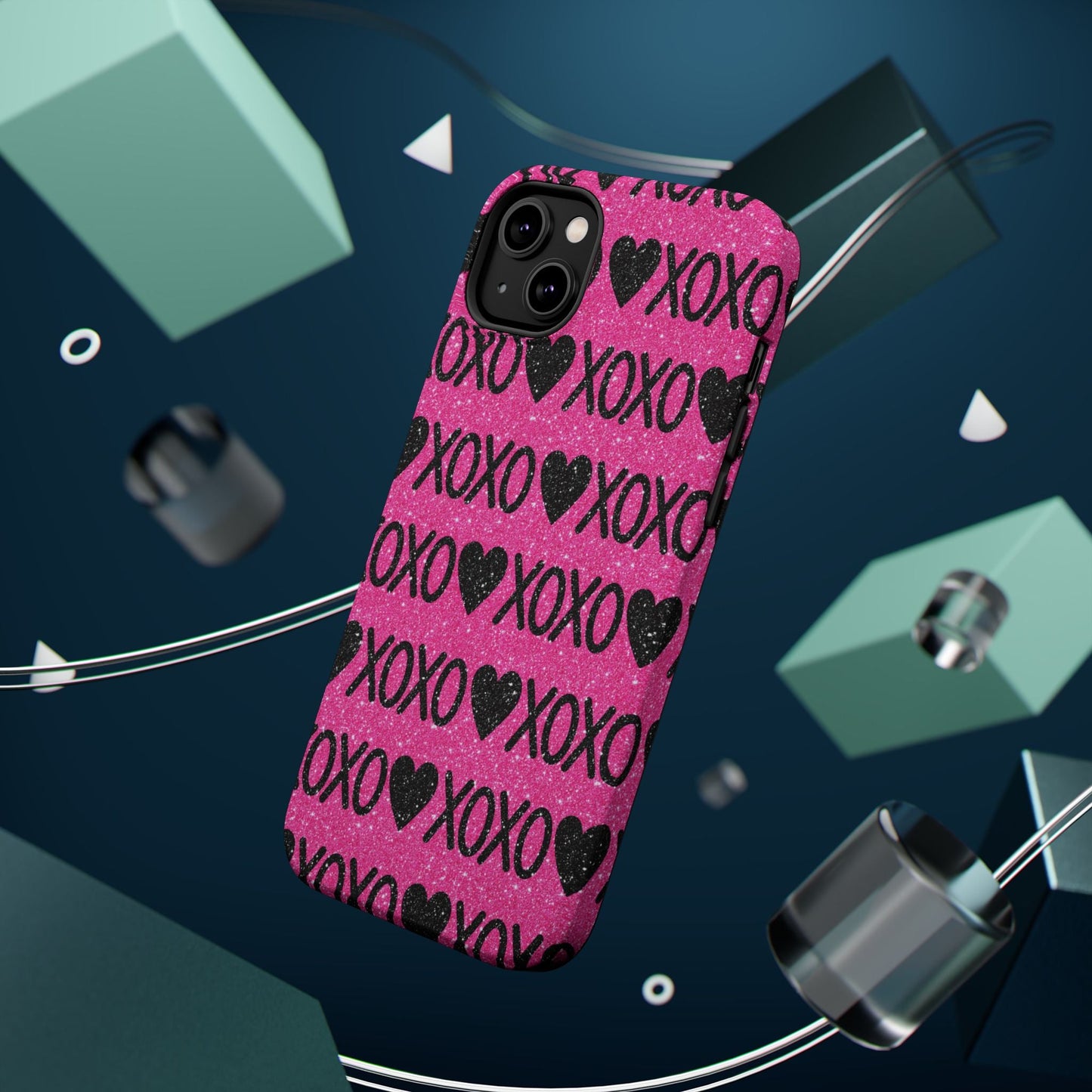 XOXO Glitter Hearts MagSafe Case - BOGO Cases