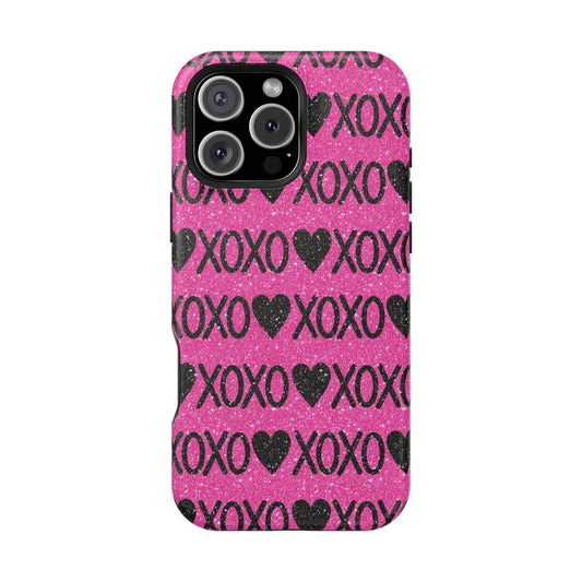 XOXO Glitter Hearts MagSafe Case - BOGO Cases