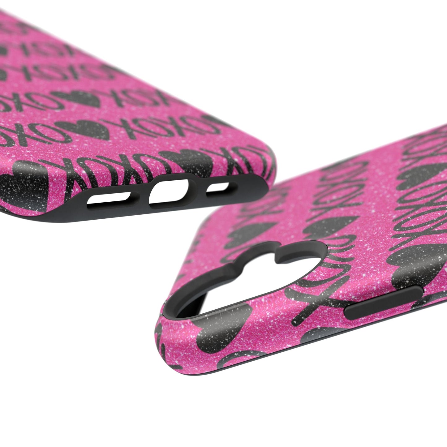 XOXO Glitter Hearts MagSafe Case - BOGO Cases
