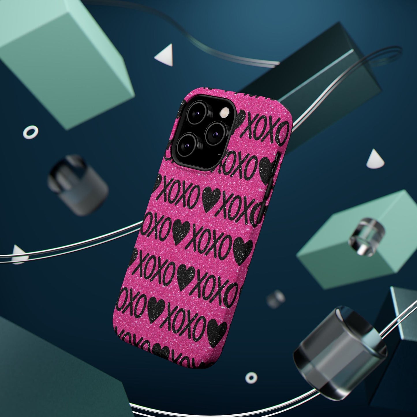 XOXO Glitter Hearts MagSafe Case - BOGO Cases