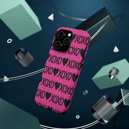 XOXO Glitter Hearts MagSafe Case - BOGO Cases