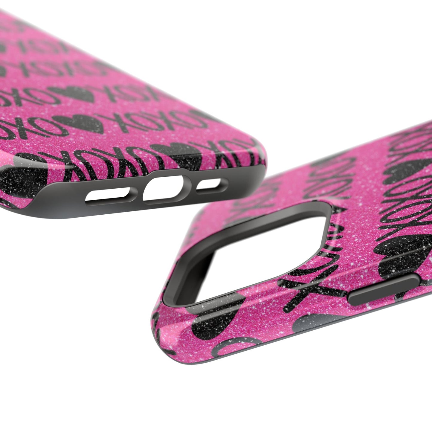 XOXO Glitter Hearts MagSafe Case - BOGO Cases