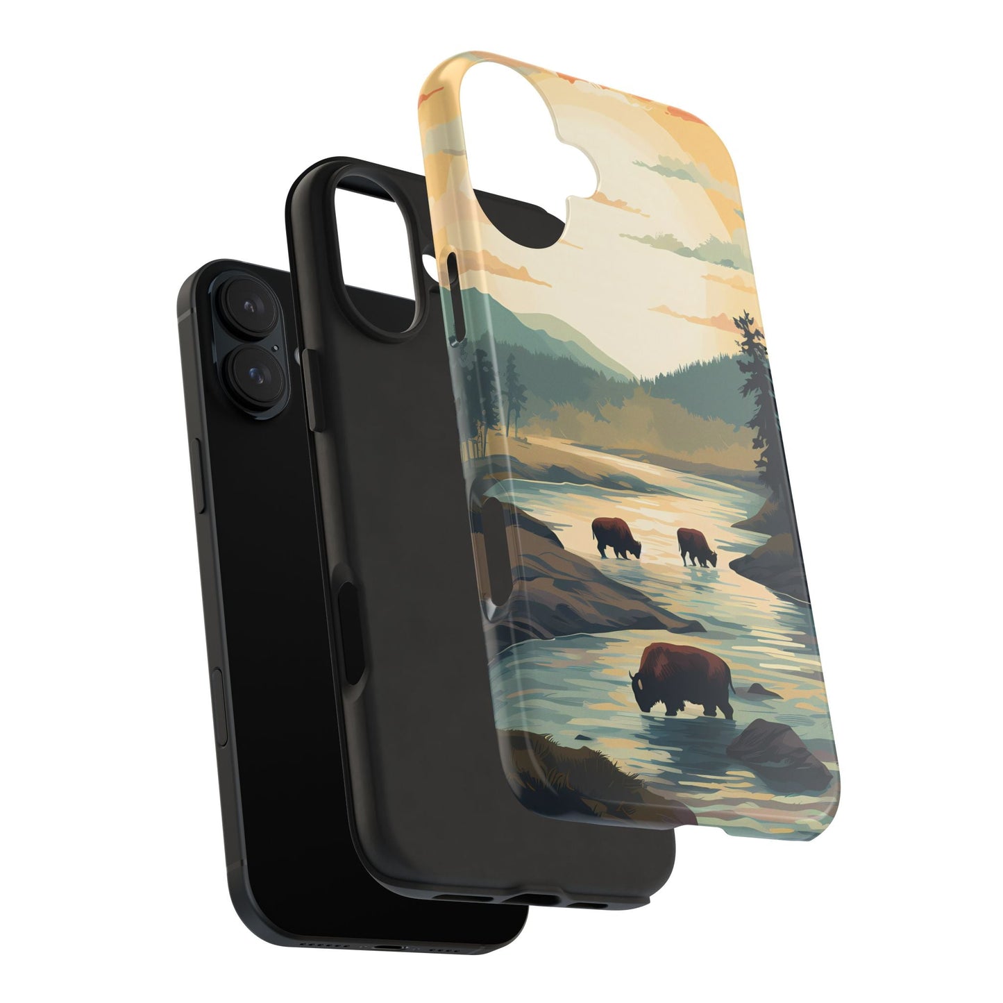 Yellowstone Bison iPhone Case Gift! - BOGO Cases