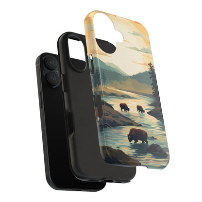 Yellowstone Bison iPhone Case Gift! - BOGO Cases