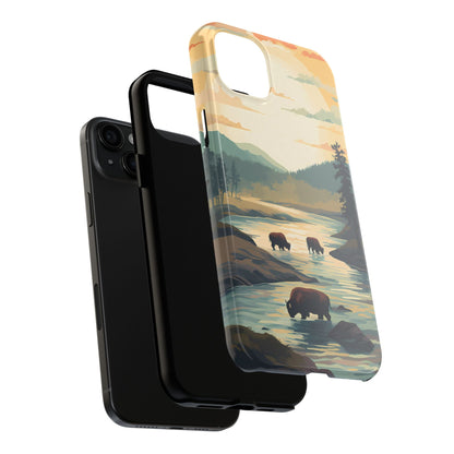 Yellowstone Bison iPhone Case Gift! - BOGO Cases