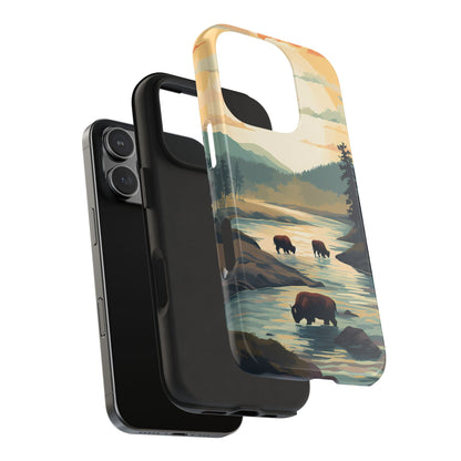 Yellowstone Bison iPhone Case Gift! - BOGO Cases