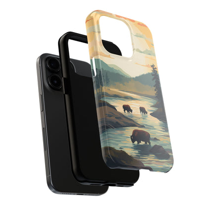 Yellowstone Bison iPhone Case Gift! - BOGO Cases